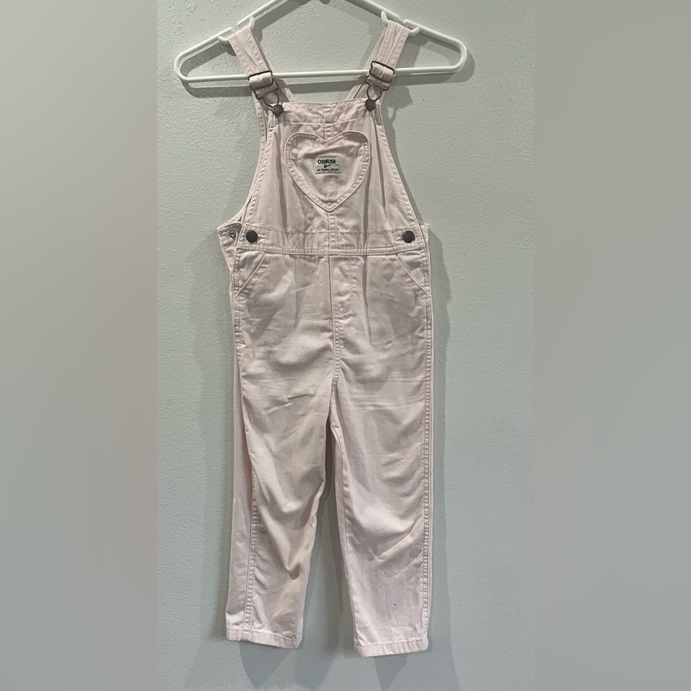 Kids Pink Overalls